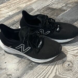 New Balance Black and White Athletic Shoes